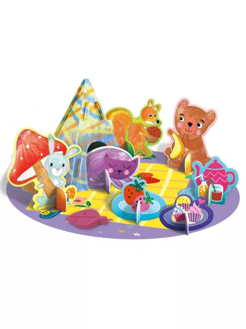 Kreatív színező készlet méhviasz krétával, Piknikezés Avenir