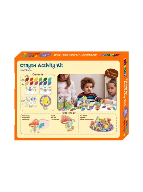 Kreatív színező készlet méhviasz krétával, Piknikezés Avenir