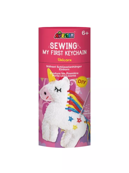 Varrható plüss kulcstartó Unikornis Avenir