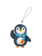 Varrható plüss kulcstartó Pingvin Avenir