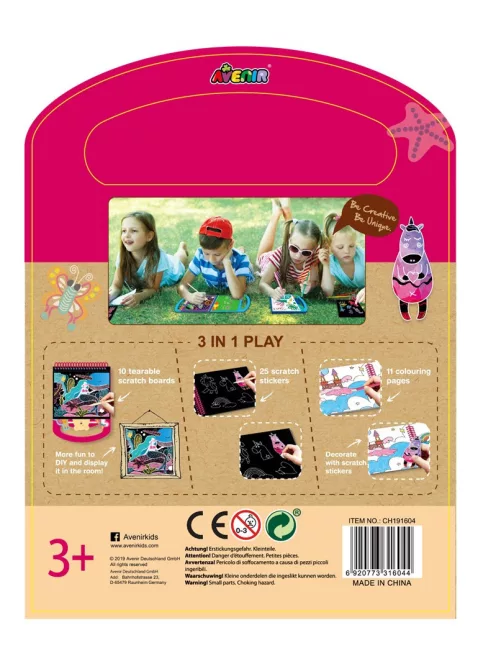 Karckép könyv matricákkal , Varázslatos világ Avenir