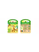 Színező könyv fejlesztő feladatokkal, 6 db színes ceruzával Avenir