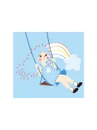 Divattervező könyv fejlesztő feladatokkal, 6 db színes ceruzával Avenir