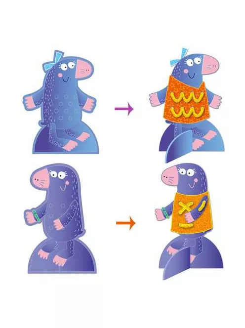 Első varrós dobozom - A vakond család Avenir Kids