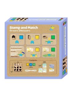 Nyomda készlet képekkel Dinók Avenir Kids