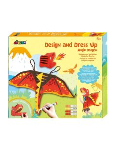 Dinoszaurusz jelmez készítő és színező készlet Avenir