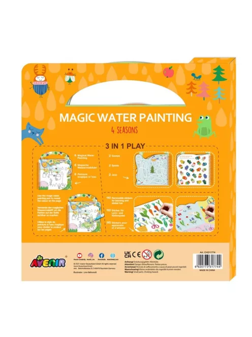 Mágikus vízzel festő könyv, Évszakok Avenir