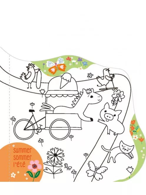 Mágikus vízzel festő könyv, Évszakok Avenir