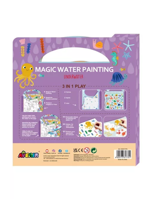 Mágikus vízzel festő könyv, Vízalatti világ Avenir