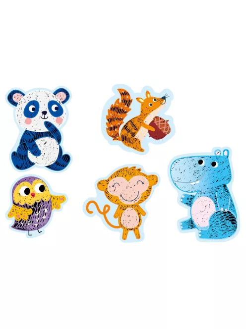 Karckép készítő színpárosító játék, Állatok Avenir