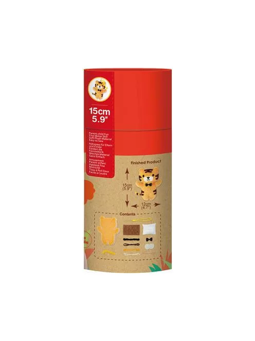 Varrható plüss kulcstartó, Tigris Avenir