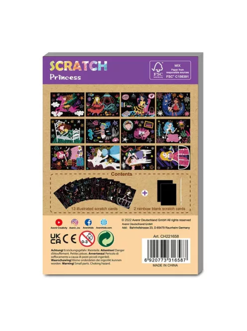 Mini karckép könyv, Hercegnők Avenir