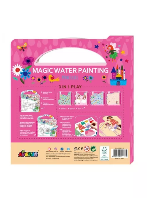 Mágikus vízzel festő könyv, Hercegnők Avenir