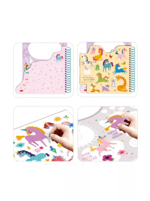 Mágikus vízzel festő könyv, Unikornisok Avenir