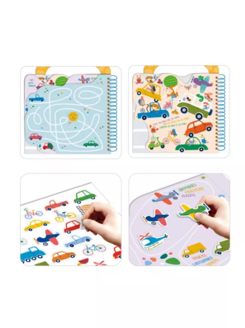 Mágikus vízzel festő könyv, Járművek Avenir