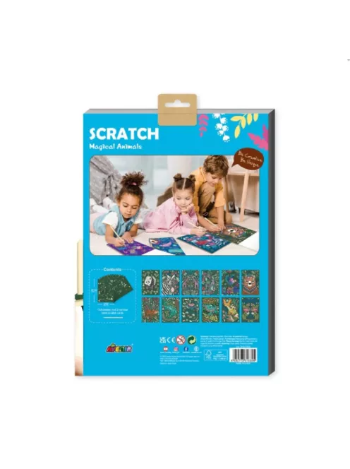 Karckép könyv A4 méretű, Varázslatos állatok Avenir