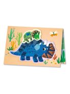 Karckép üdvözlőkártya készítő, Dinoszauruszok Avenir