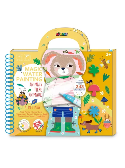 Mágikus vízzel festő könyv, Állatok Avenir
