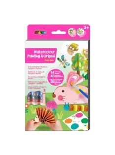 Akvarell festő és origami készlet, A kertben Avenir