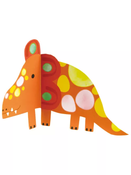 Akvarell festő és origami készlet, Dinoszauruszok Avenir