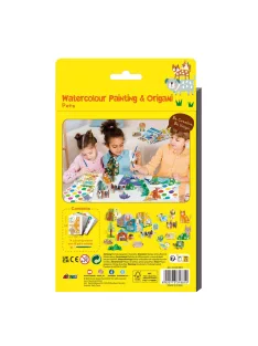 Akvarell festő és origami készlet, Háziállatok Avenir