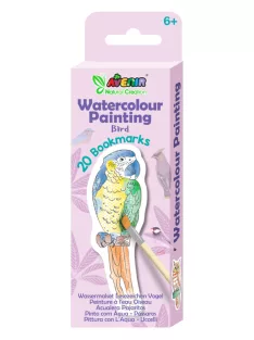   Vízzel festő kreatív készlet, Madaras könyvjelzők Avenir