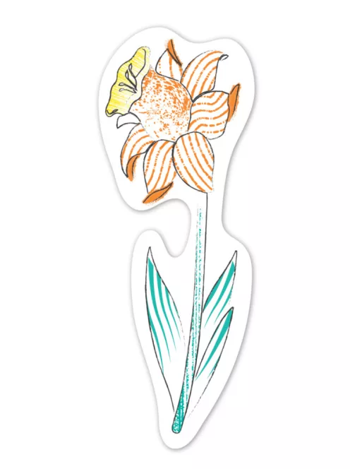 Vízzel festő kreatív könyvjelző készlet, Virágok Avenir