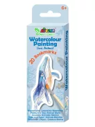 Vízzel festő kreatív könyvjelző készlet, Tengeri állatok Avenir