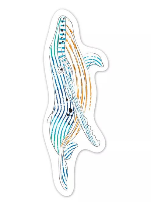 Vízzel festő kreatív könyvjelző készlet, Tengeri állatok Avenir