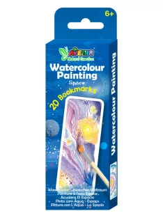   Vízzel festő kreatív könyvjelző készlet, Világűr Avenir