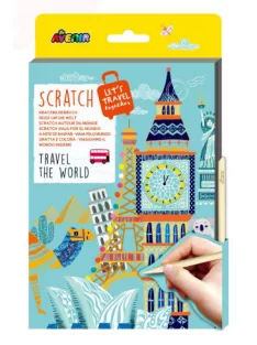   Karckép könyv A5-ös méretű, Utazás a világ körül Avenir