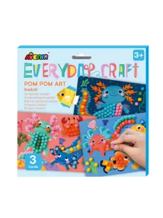 Kreatív pom pom kép készítő, Axolotl Avenir