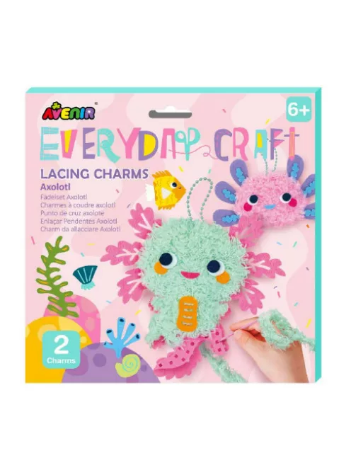Puha charm készítő kreatív készlet, Axolotl Avenir