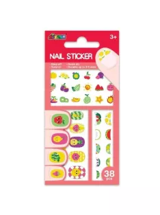 Körömmatrica szett, Gyümölcsök Avenir