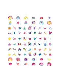 Nagy körömmatrica szett, Hercegnők Avenir