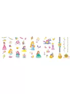 Tetováló és körömmatrica készlet, Hercegnők Avenir