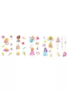 Tetováló és körömmatrica készlet, Hercegnők Avenir