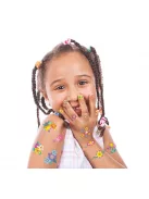 Tetováló és körömmatrica készlet, Virágok Avenir