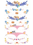 Arcmatrica és tetováló készlet, Állatok Avenir