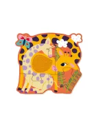 Készségfejlesztő tapintós puzzle, Dzsungel Avenir