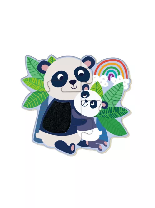 Készségfejlesztő tapintós puzzle, Dzsungel Avenir