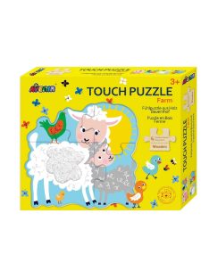 Készségfejlesztő tapintós puzzle, Háziállatok Avenir