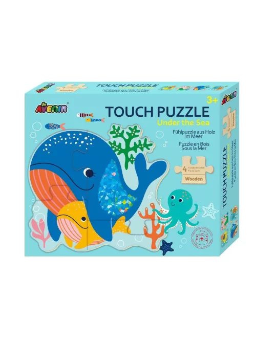 Készségfejlesztő tapintós puzzle, A tengerben Avenir