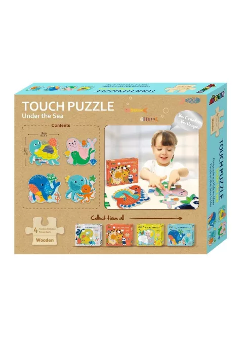 Készségfejlesztő tapintós puzzle, A tengerben Avenir