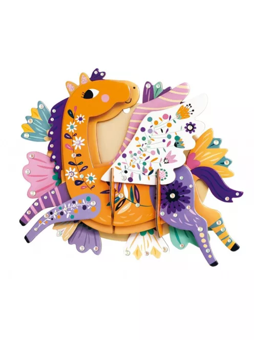 3D dekorációs puzzle, Unikornis Avenir