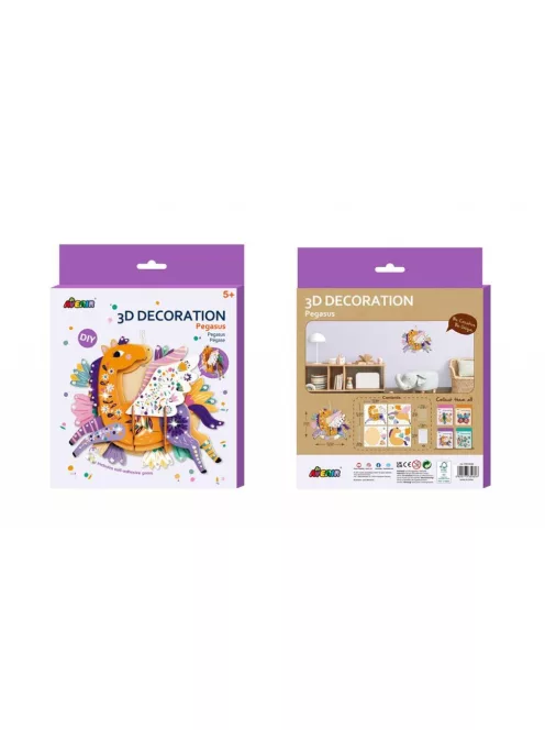 3D dekorációs puzzle, Unikornis Avenir