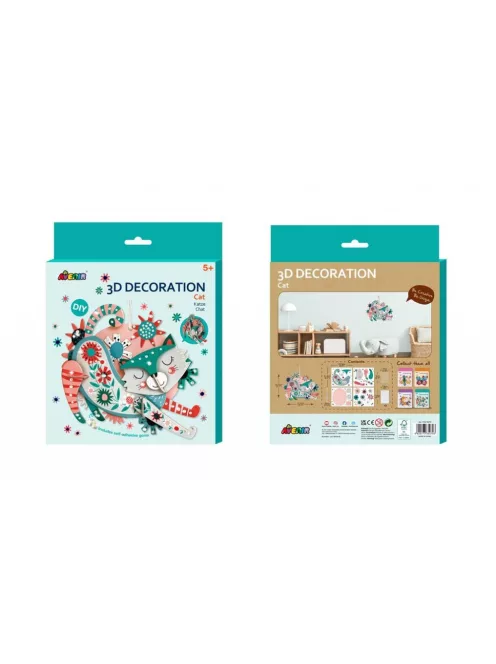 3D dekorációs puzzle, Cica Avenir