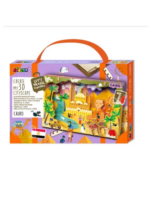 Városkép 3D puzzle, Kairó Avenir