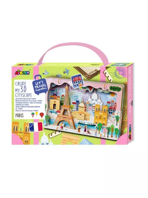 Városkép 3D puzzle, Párizs Avenir