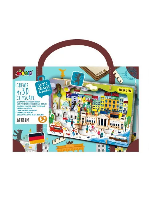 Városkép 3D puzzle, Berlin Avenir